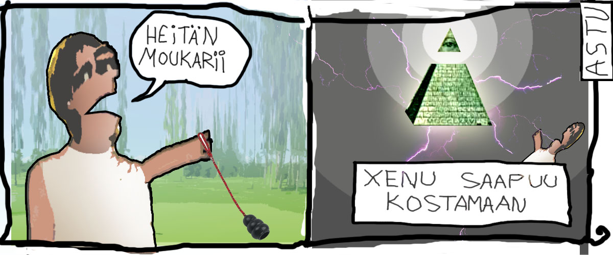 i throw the hammer! - XENU arrives to punish