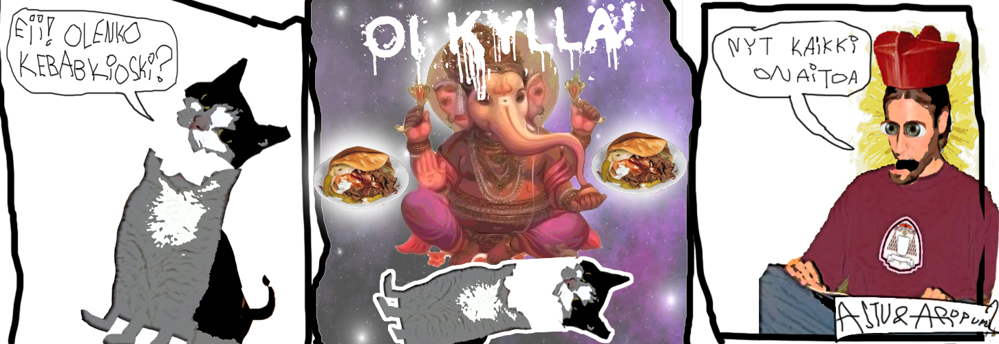 Nooo! Am I kebab kiosk? - Oh yes! - Now everything is real